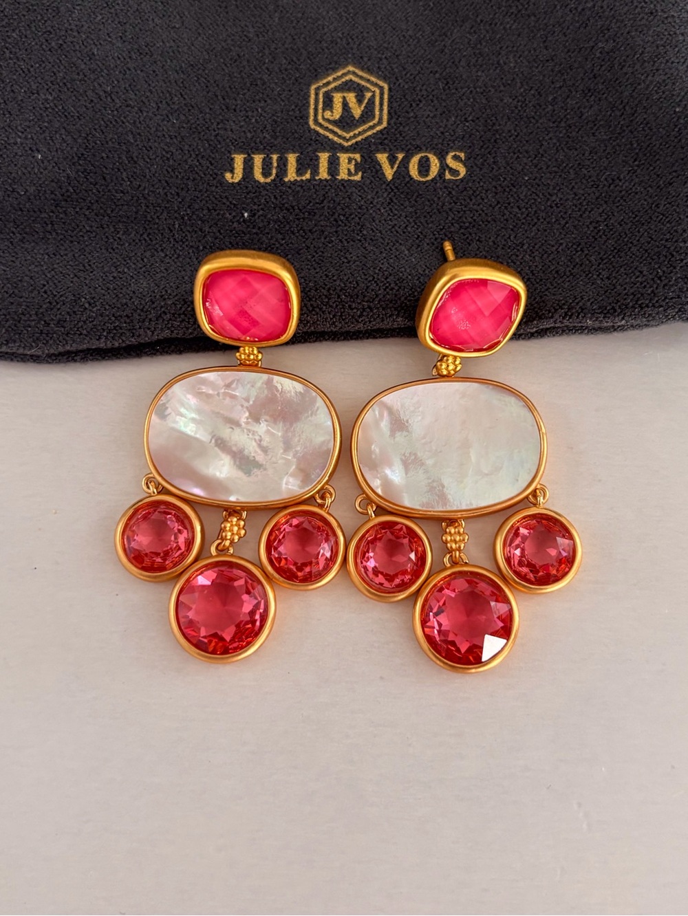 NWOT Julie Vos kaleidoscopes Chandelier Earring
